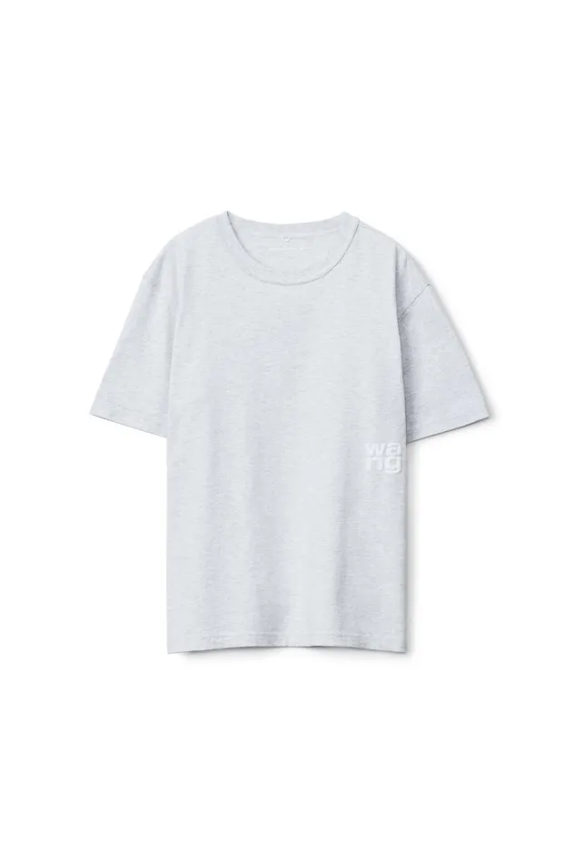 Alexander Wang TShirts Puff Logo Tee In Cotton Jersey 8211 Women