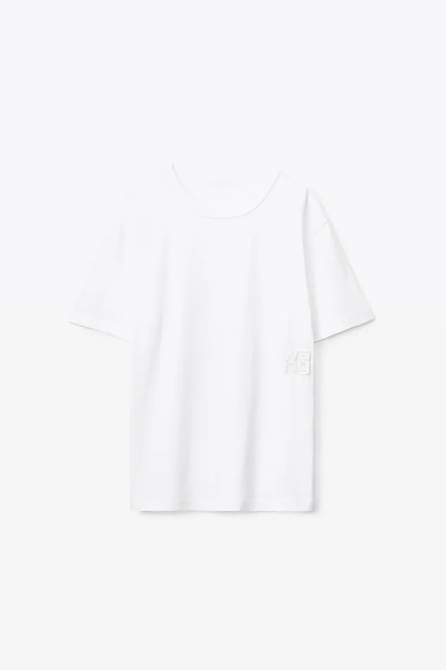 Alexander Wang TShirts Puff Logo Tee In Cotton Jersey 8211 Women