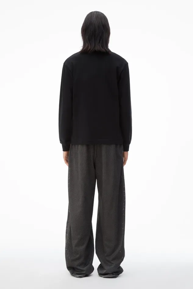 Alexander Wang TShirts Unisex Long Sleeve Tee In High Twist Jersey 8211 WomenMen