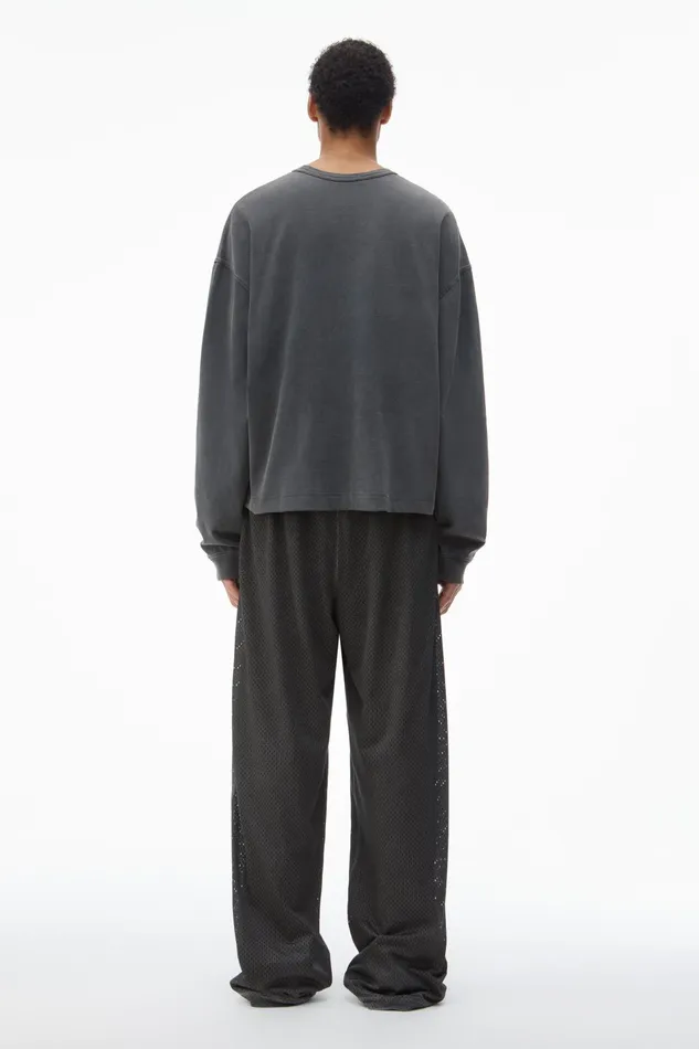 Alexander Wang Tops Men039s LongSleeve Tee In Cotton Jersey 8211 Men