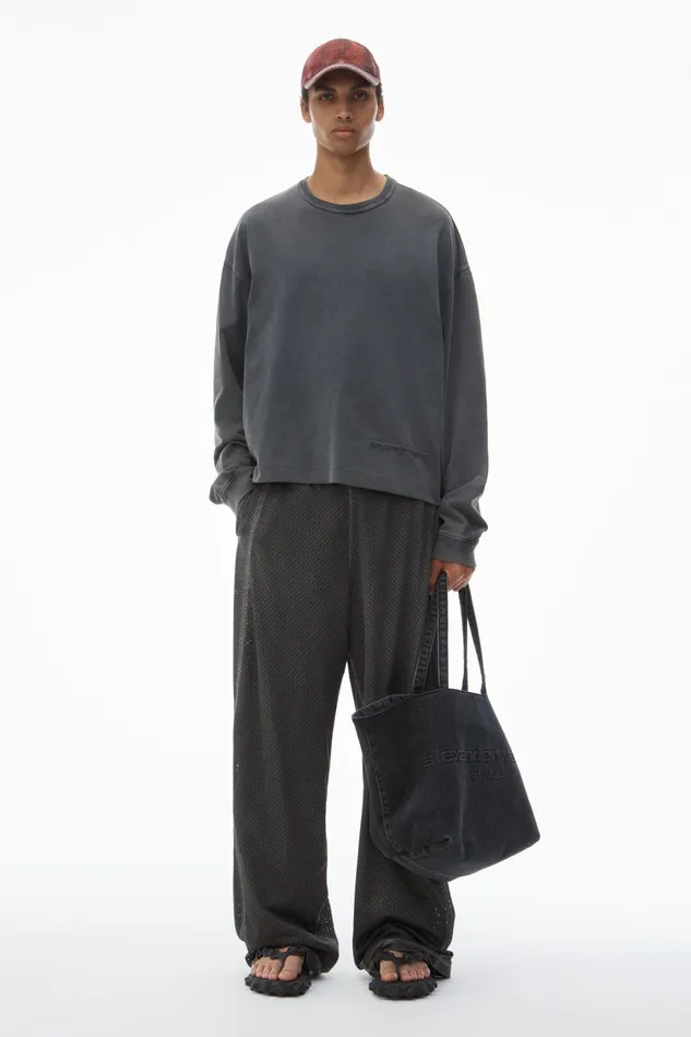 Alexander Wang Tops Men039s LongSleeve Tee In Cotton Jersey 8211 Men