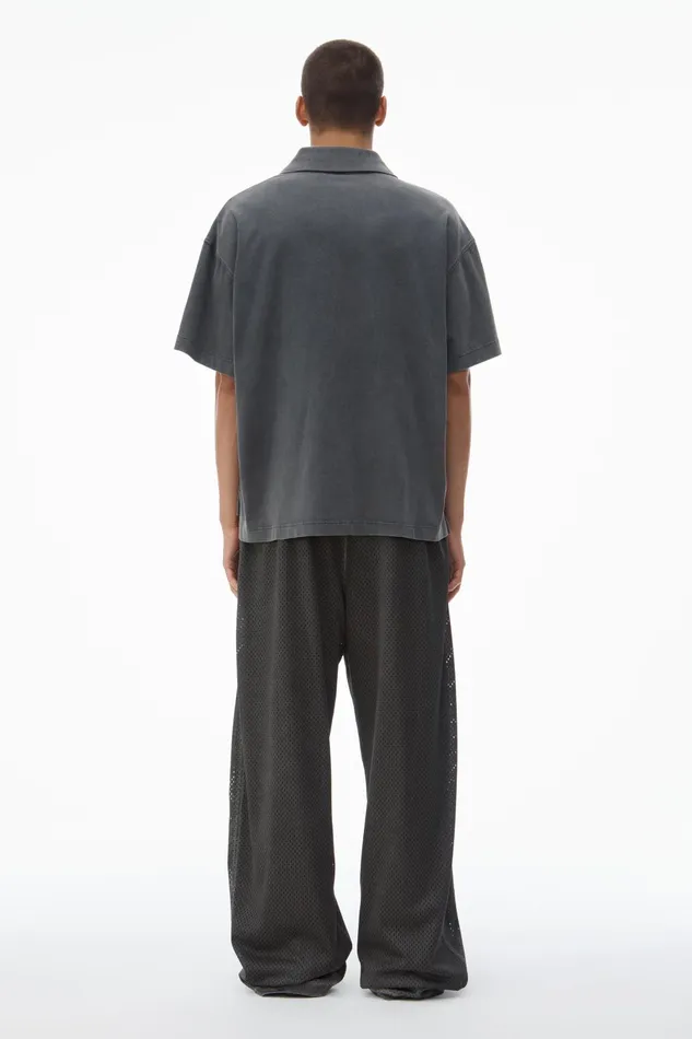 Alexander Wang Tops Men039s ShortSleeve Polo Tee In Cotton Jersey 8211 Men