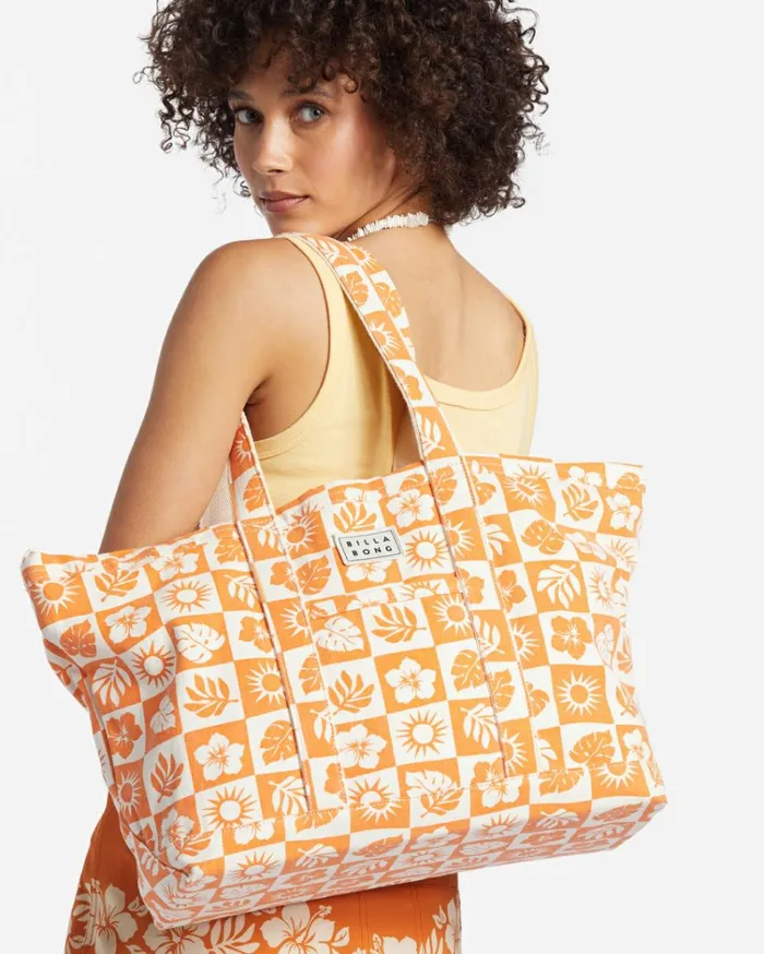 All Day Beach Tote Beach Bag Dried Mango Women Billabong Handbags and Totes