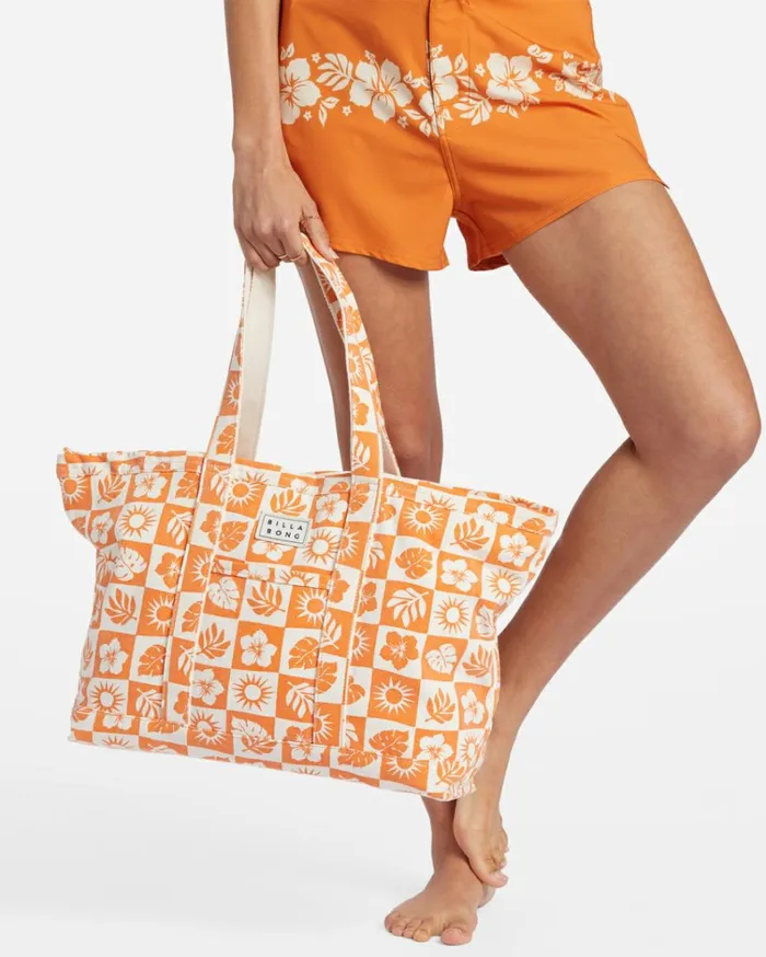 All Day Beach Tote Beach Bag Dried Mango Women Billabong Handbags and Totes
