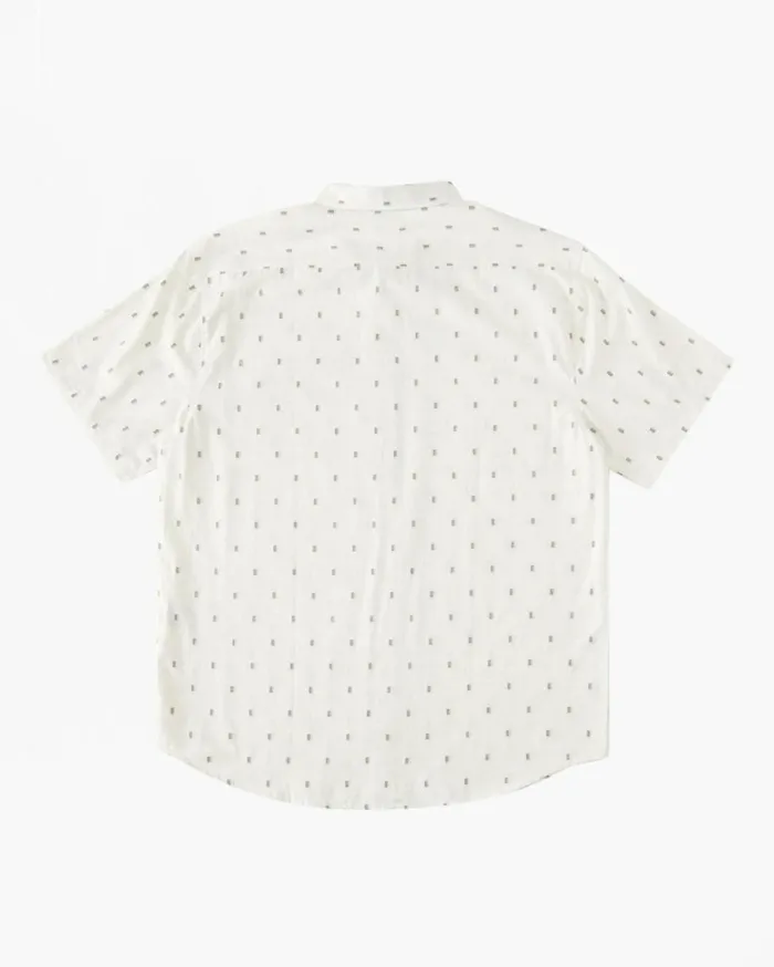 All Day Short Sleeve Shirt Cream Kids Billabong Toddlers and Boys 27 Yrs
