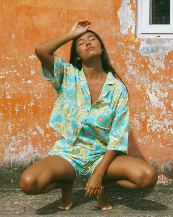 All Good ButtonDown Top Ocean Eyes Women Billabong Tops