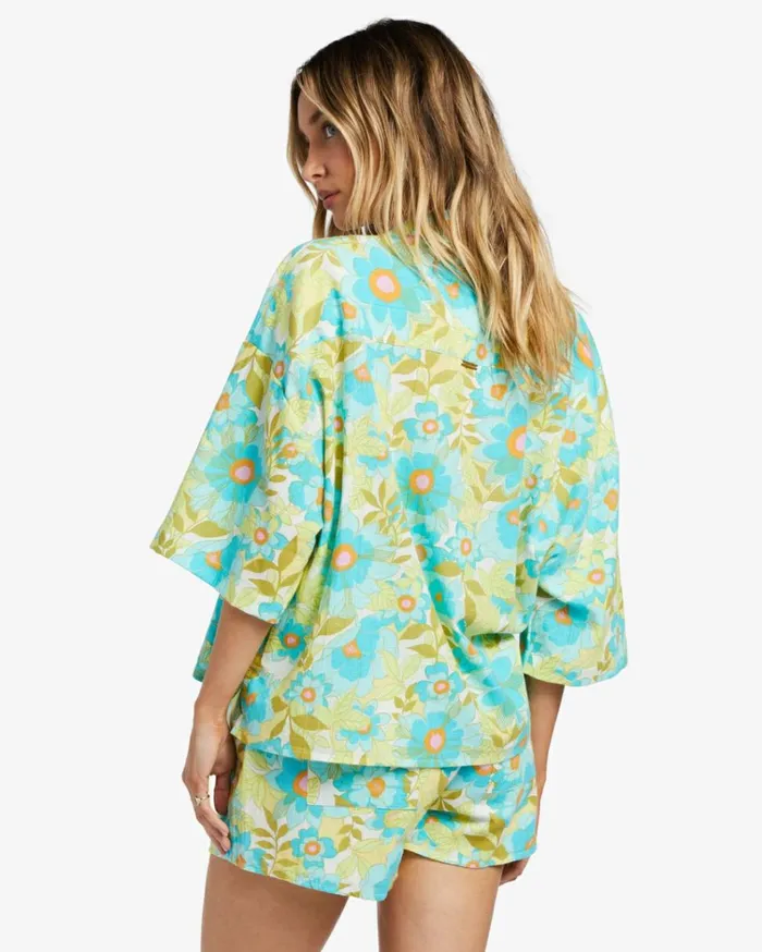 All Good ButtonDown Top Ocean Eyes Women Billabong Tops