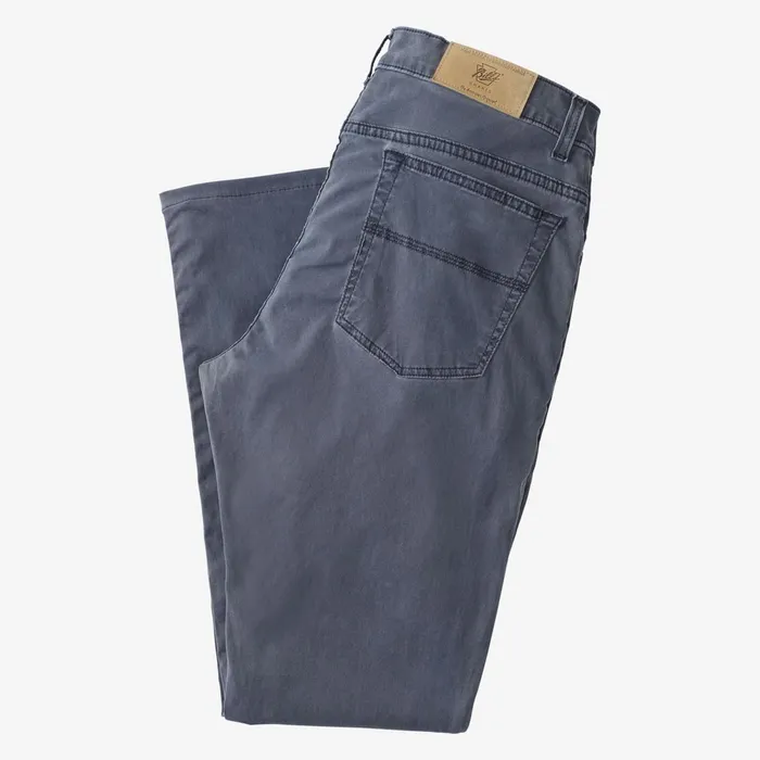 Allen Edmonds 5 Pocket Straight Fit Pants Navy Men Jeans Pants and Shorts