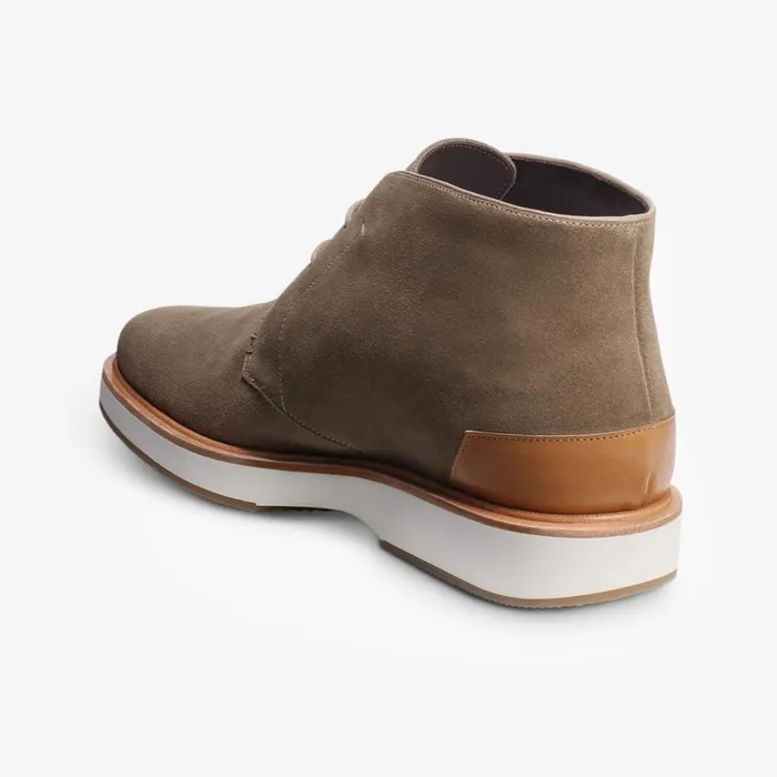 Allen Edmonds Brooklyn Light Suede Chukka Taupe Men Chukka Boots