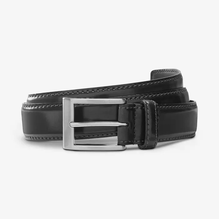 Allen Edmonds Cordovan Avenue II Dress Belt Black Men Dress Belts