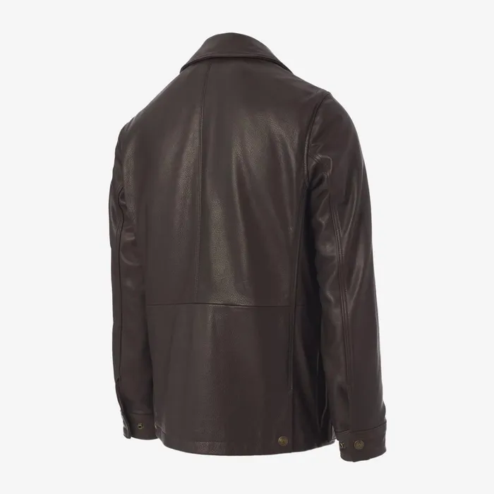 Allen Edmonds Dispatch Motorcycle Jacket By Cockpit USA Brown Men Outerwear
