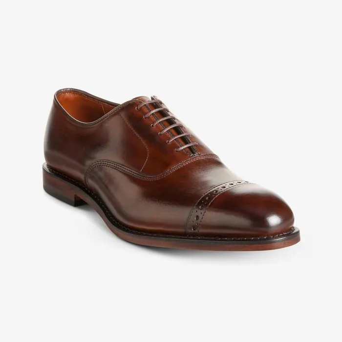 Allen Edmonds Fifth Avenue CapToe Oxford Mahogany Men Wide Width Shoes