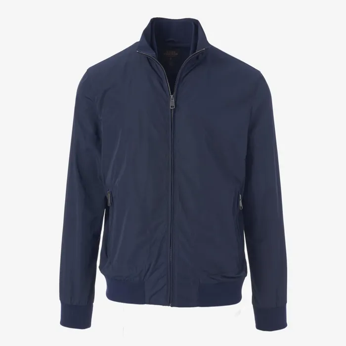 Allen Edmonds Ludlow Nylon Bomber Jacket Navy Men Outerwear