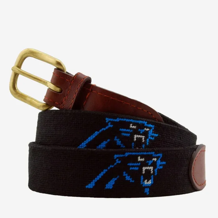 Allen Edmonds NFL Needlepoint Belt By Smathers and Branson Carolina Panthers Men Casual Belts