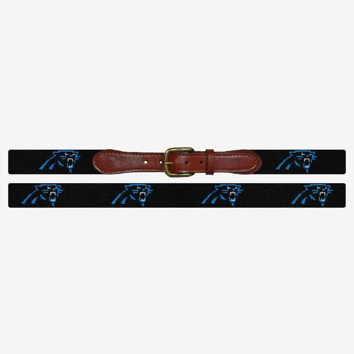 Allen Edmonds NFL Needlepoint Belt By Smathers and Branson Carolina Panthers Men Casual Belts