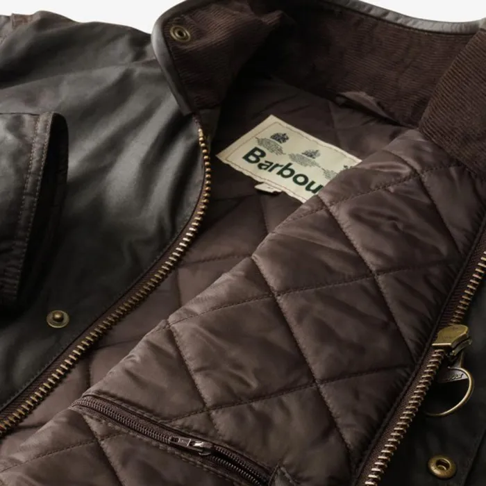 Allen Edmonds Prestbury Waxed Jacket Brown Men Outerwear