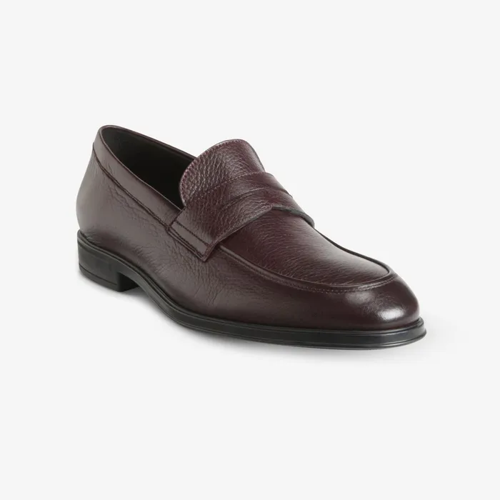 Allen Edmonds Salerno Penny Loafer Oxblood Men Loafers and SlipOns