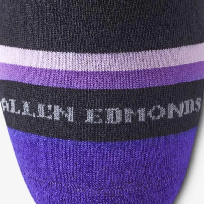 Allen Edmonds Skull and Cross Bones Merino Cool Dress Socks Black Men Socks