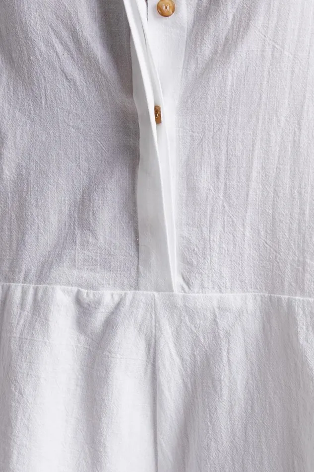 Anka Playsuit 8211 Relaxed Button Front Shirt Playsuit In White Women Showpo Rompers