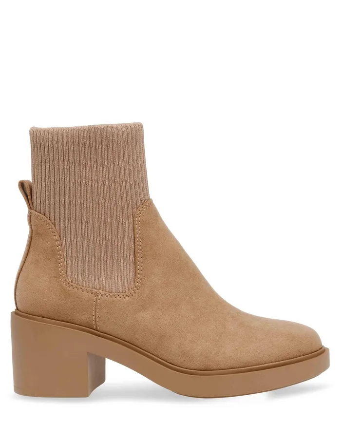 Anne Klein Fenley Bootie Dk Natural Ms Women Shoes