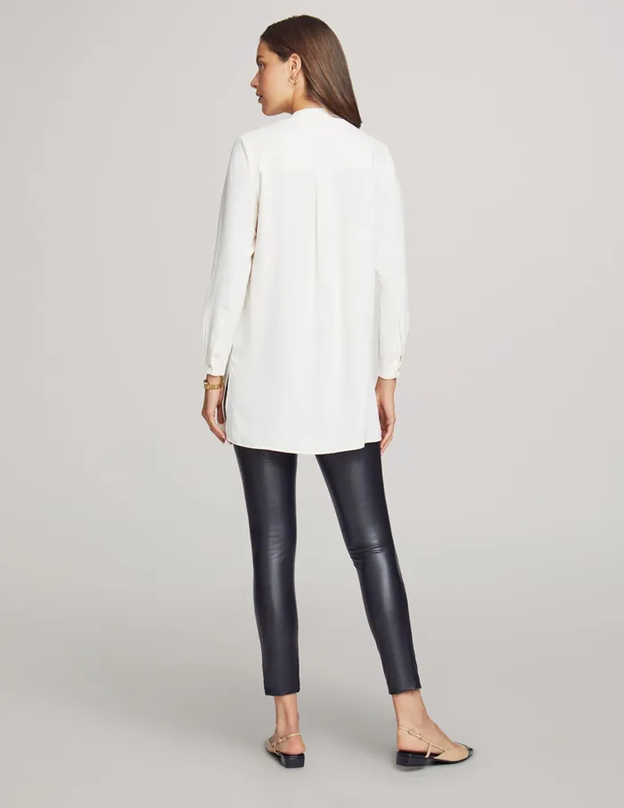 Anne Klein Long Length Tunic Anne White Women Clothing