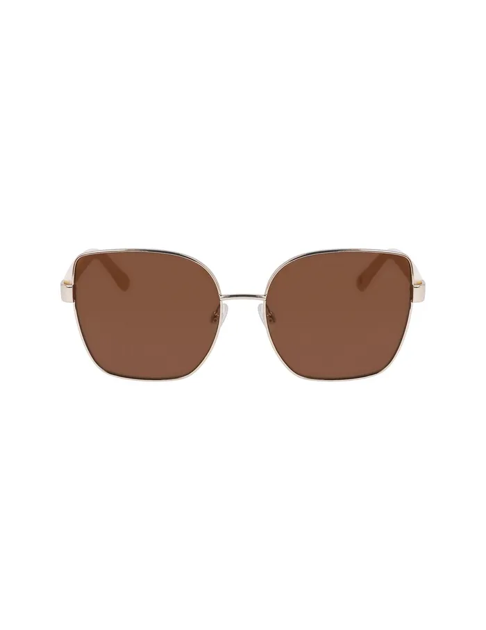 Anne Klein Metal Braided Sunglasses Gold Women Accessories