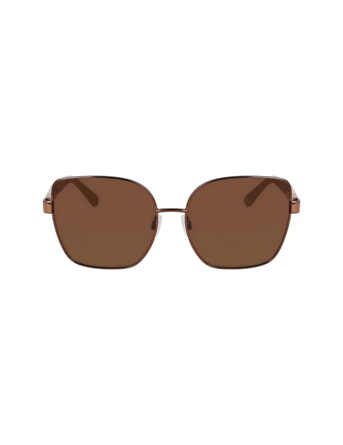 Anne Klein Metal Braided Sunglasses Mocha Women Accessories