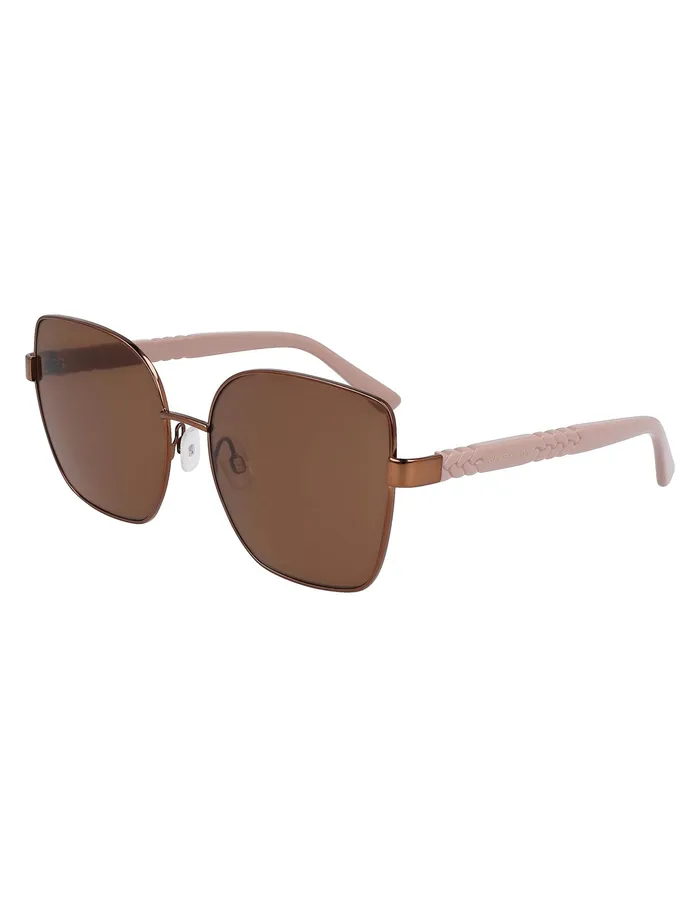Anne Klein Metal Braided Sunglasses Mocha Women Accessories Anne Klein Metal Braided Sunglasses Mocha Women Accessories