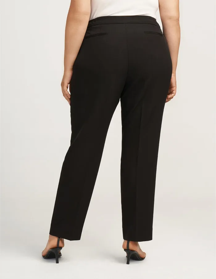 Anne Klein Plus Size Contour Stretch Bowie Pant Anne Black Women Clothing