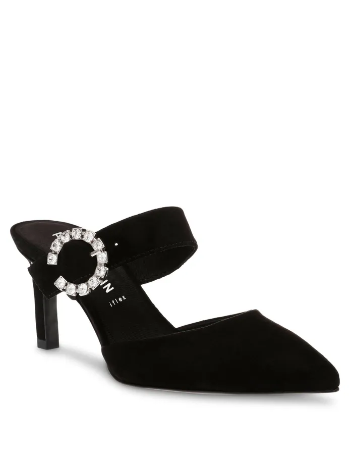 Anne Klein Raddix Crystal Pump Black Women Shoes