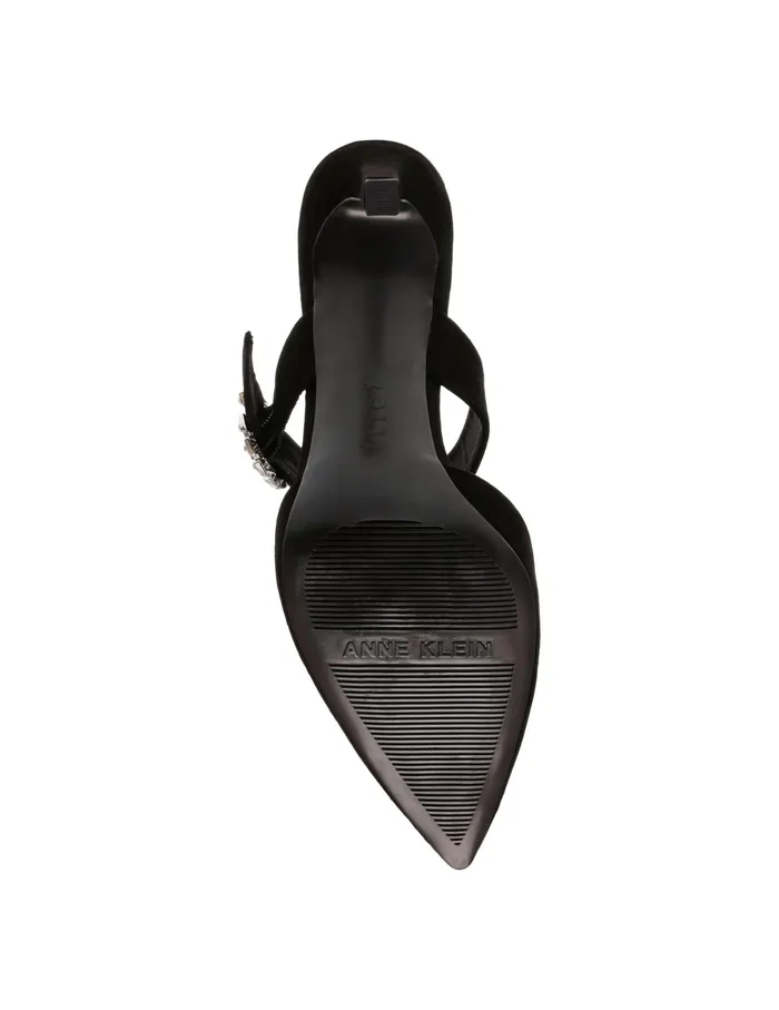Anne Klein Raddix Crystal Pump Black Women Shoes