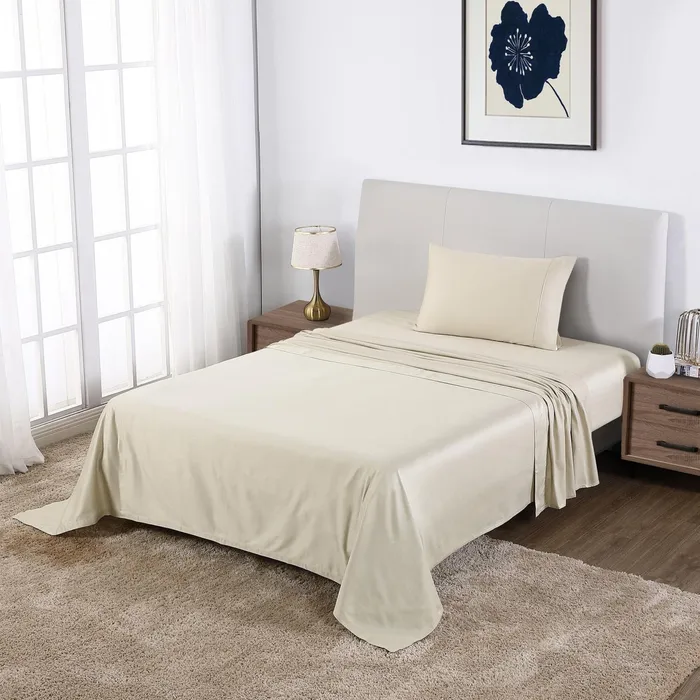 Anne Klein Reverie AntiMicrobial Sheet Set Sand Women Home
