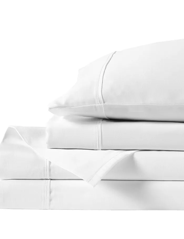 Anne Klein Reverie AntiMicrobial Sheet Set White Women Home