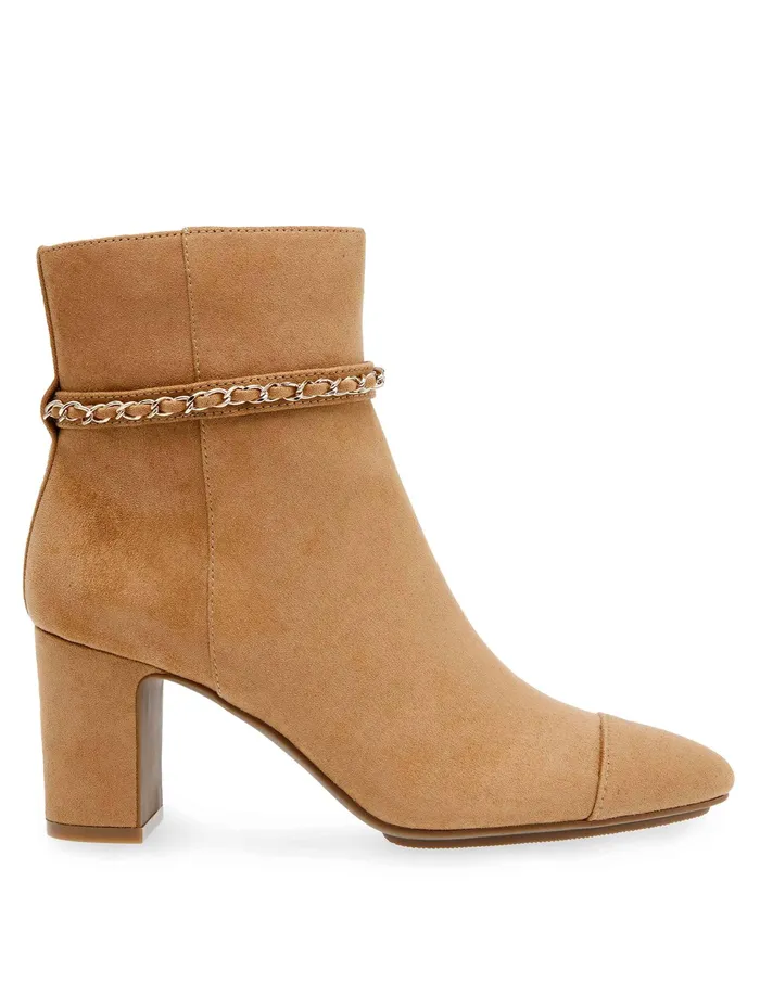 Anne Klein Suri Dress Bootie Sand Women Shoes