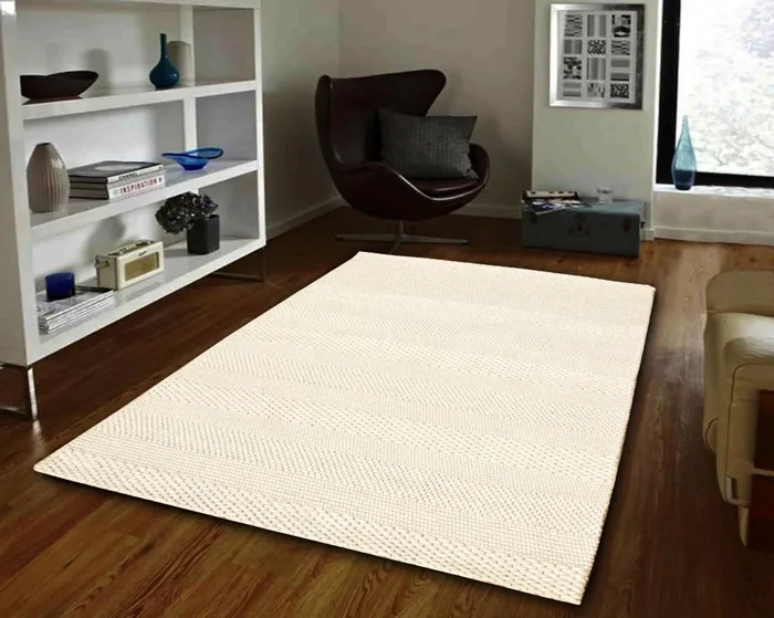 Anne Klein The Helena Modern Striped Rug Collection Ivory Women Home