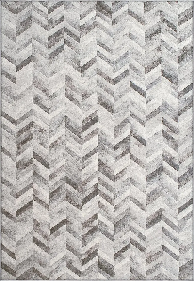 Anne Klein The Illusions Contemporary Geometric Rug Collection Silver Women Home