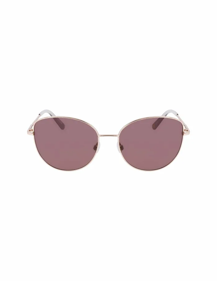 Anne Klein Trendy Round Sunglasses Gold Women Accessories