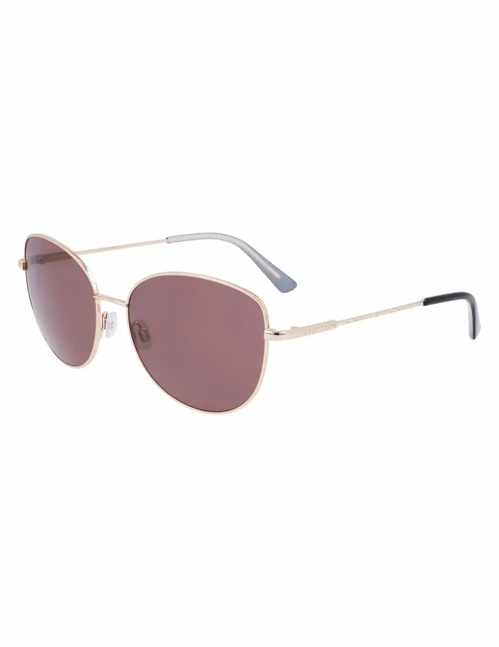 Anne Klein Trendy Round Sunglasses Gold Women Accessories