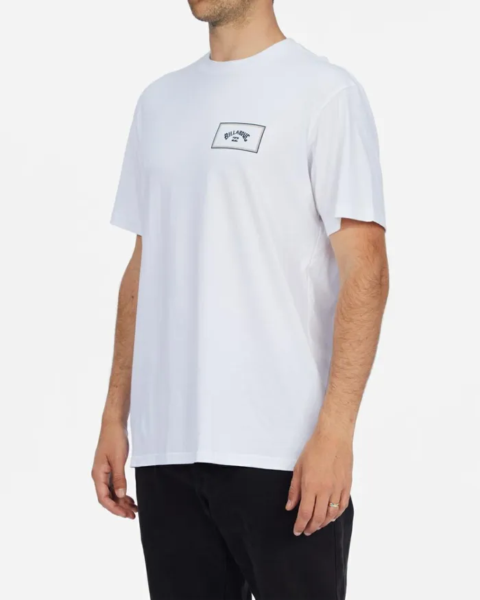 Arch Block Short Sleeve TShirt White Men Billabong TShirts
