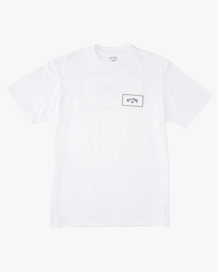 Arch Block Short Sleeve TShirt White Men Billabong TShirts