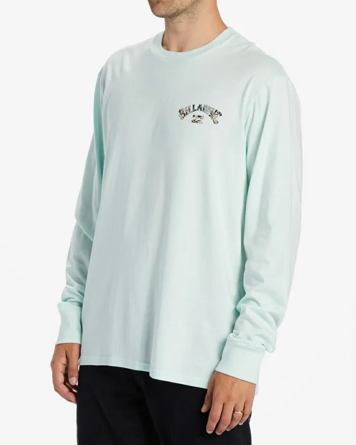 Arch Fill Long Sleeve TShirt Seaglass Men Billabong TShirts