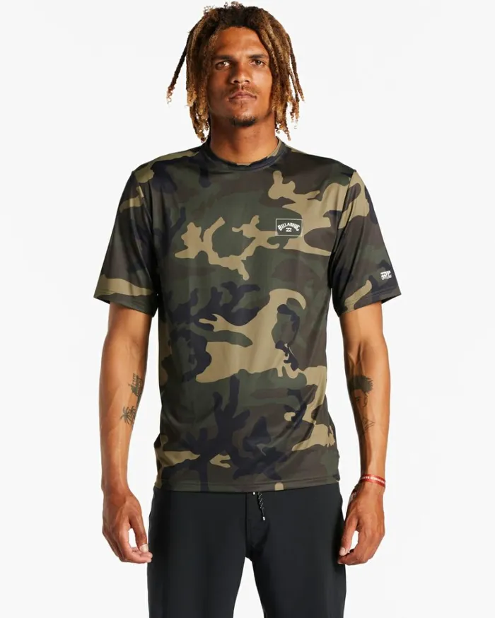 Arch Mesh Loose Fit UPF 50 Short Sleeve Surf Tee Surplus Men Billabong Shorts