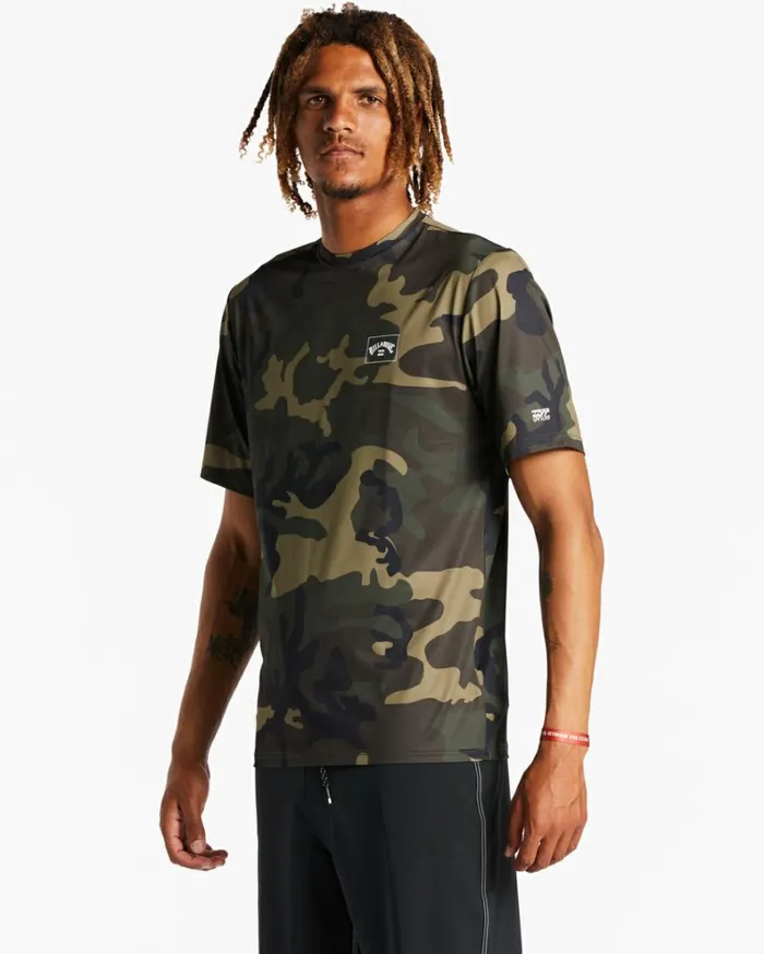 Arch Mesh Loose Fit UPF 50 Short Sleeve Surf Tee Surplus Men Billabong Shorts