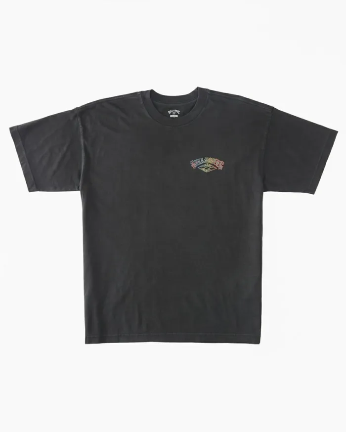 Arch Wave TShirt Washed Black Men Billabong TShirts
