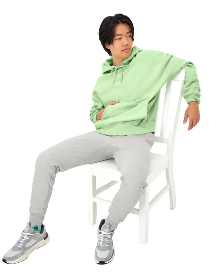 Arena Reverse Weave Hoodie C Patch Washed Cresting Wave Grn Men Champion Hoodies and Sweatshirts