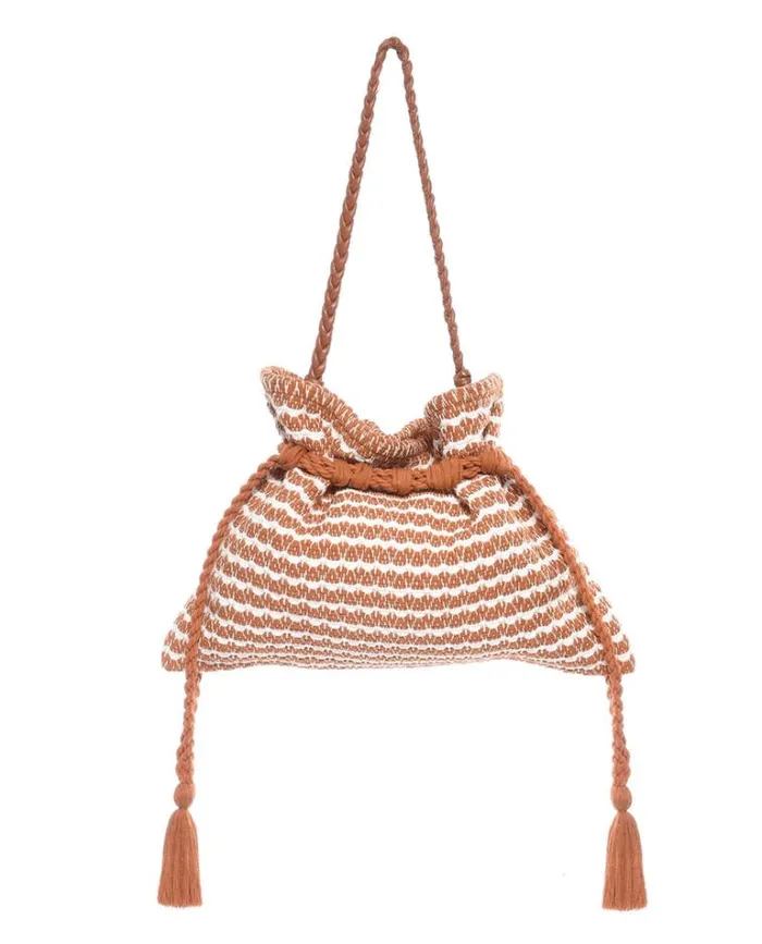 Bags Women039s The Great The Cinched Bag Carmel And Cream