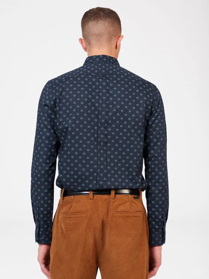 Ben Sherman Archive Print Shirts Men Signature Geo Print Shirt 8211 Midnight Ben Sherman Archive Print Shirts Men Signature Geo Print Shirt 8211 Midnight