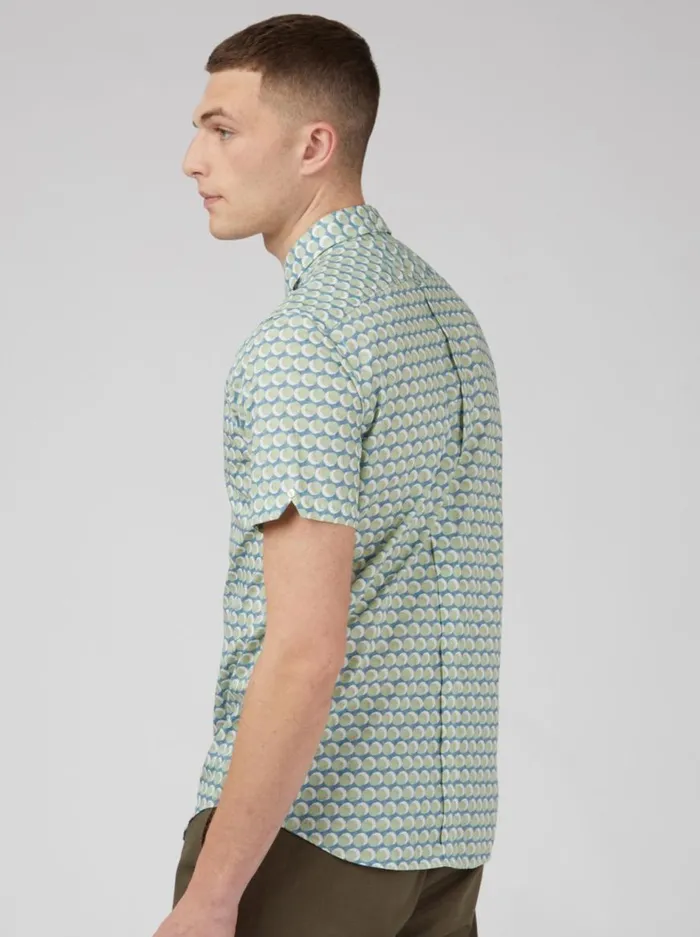 Ben Sherman Archive Print Shirts Men Watercolor Spot Print ShortSleeve Shirt Ben Sherman Archive Print Shirts Men Watercolor Spot Print ShortSleeve Shirt