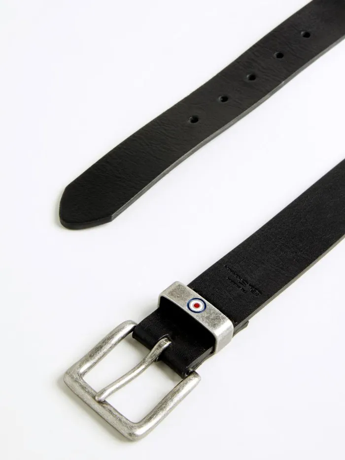 Ben Sherman Belts Men Lynton Leather Dress Belt 8211 Black