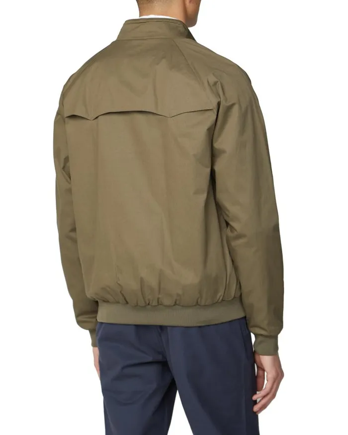 Ben Sherman Harrington Jackets Men Signature Harrington Jacket 8211 Khaki